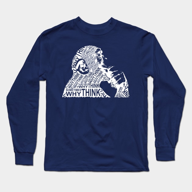 stencil vector sometimes and why think Long Sleeve T-Shirt by pulsefinger